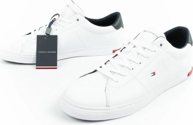 Čevlji za moške, Tommy Hilfiger Essential M FM0FM04047YBR, beli