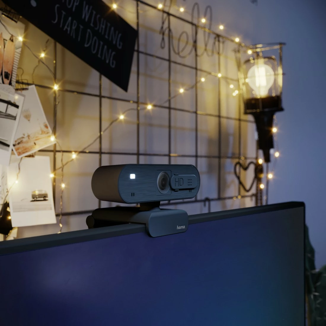 Webkamera Hama C-600 Pro, Full HD 1080p, avtofokus, vgrajen mikrofon, črna