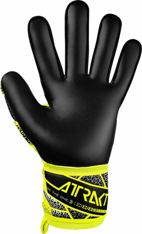 Rokavice za vratarja Attrakt Silver Reusch, moške, črne in rumene