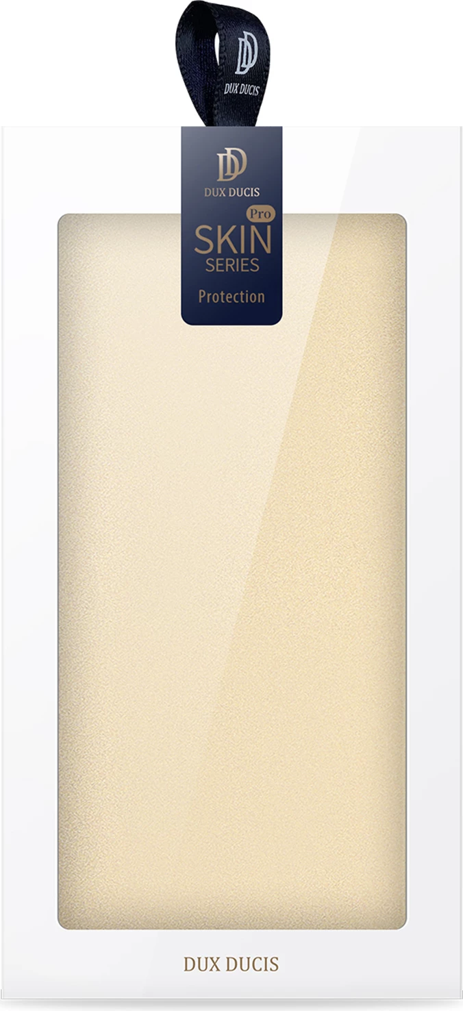 Ovitek za telefon z pokrovom, žepom za kartico in funkcijo stojala, zlati — Dux Ducis Skin Pro za Xiaomi 13