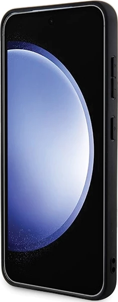 Ovitek Hot Stamp V Lines MagSafe za Samsung Galaxy S24, Ferrari, črn