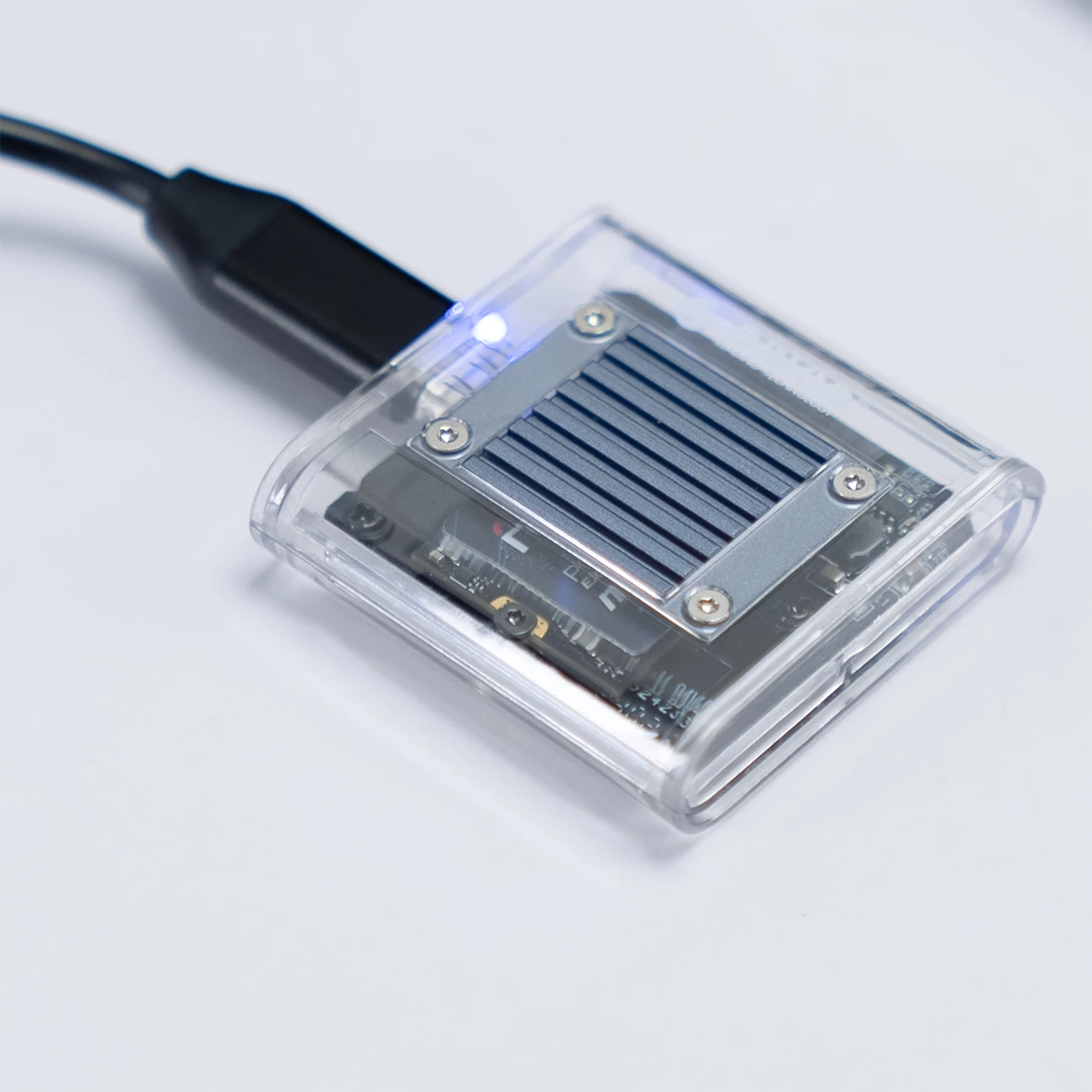 Računalniško ohišje za M.2 NVMe Orico TC20-M2-10G, USB-C 3.2, prozorno