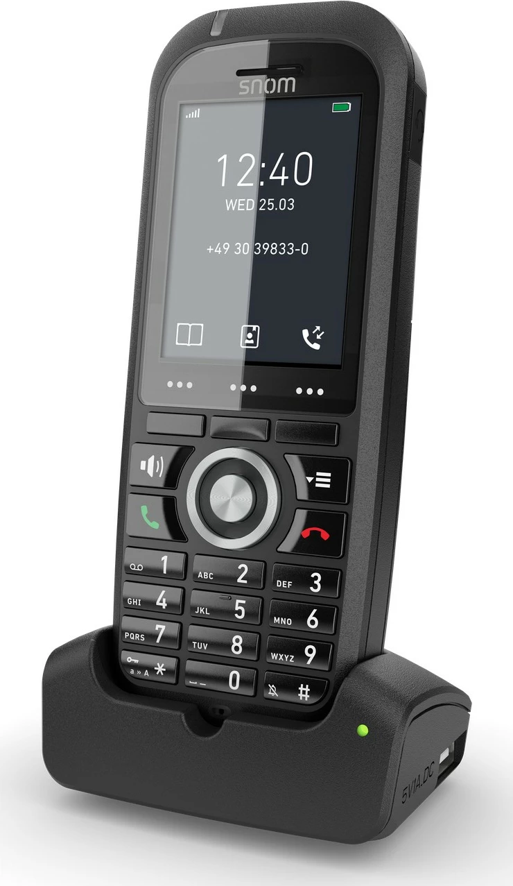 DECT telefon M70, 2" zaslon, Bluetooth, črn