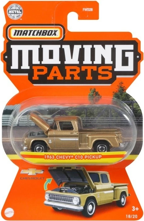 Kovinski igralni avtomobilček Action Cars 1:64, Matchbox, za zbiratelje in otroke, različne barve