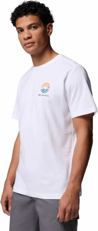 Majica Columbia za moške, bela