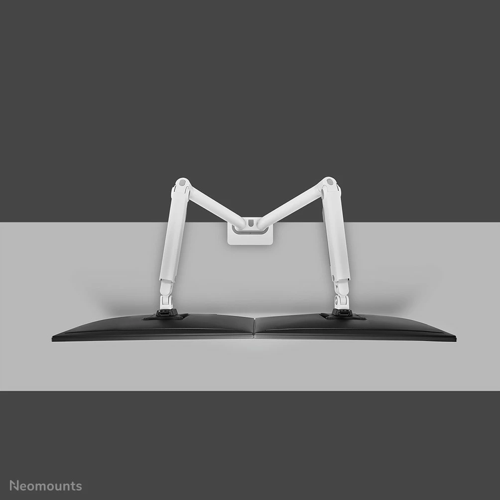 Namizni nosilec za dva monitorja, Neomounts DS70S-950WH2, Clamp/Grommet, 18 kg, 43,2 cm (17"), 88,9 cm (35"), 100 x 100 mm, bel
