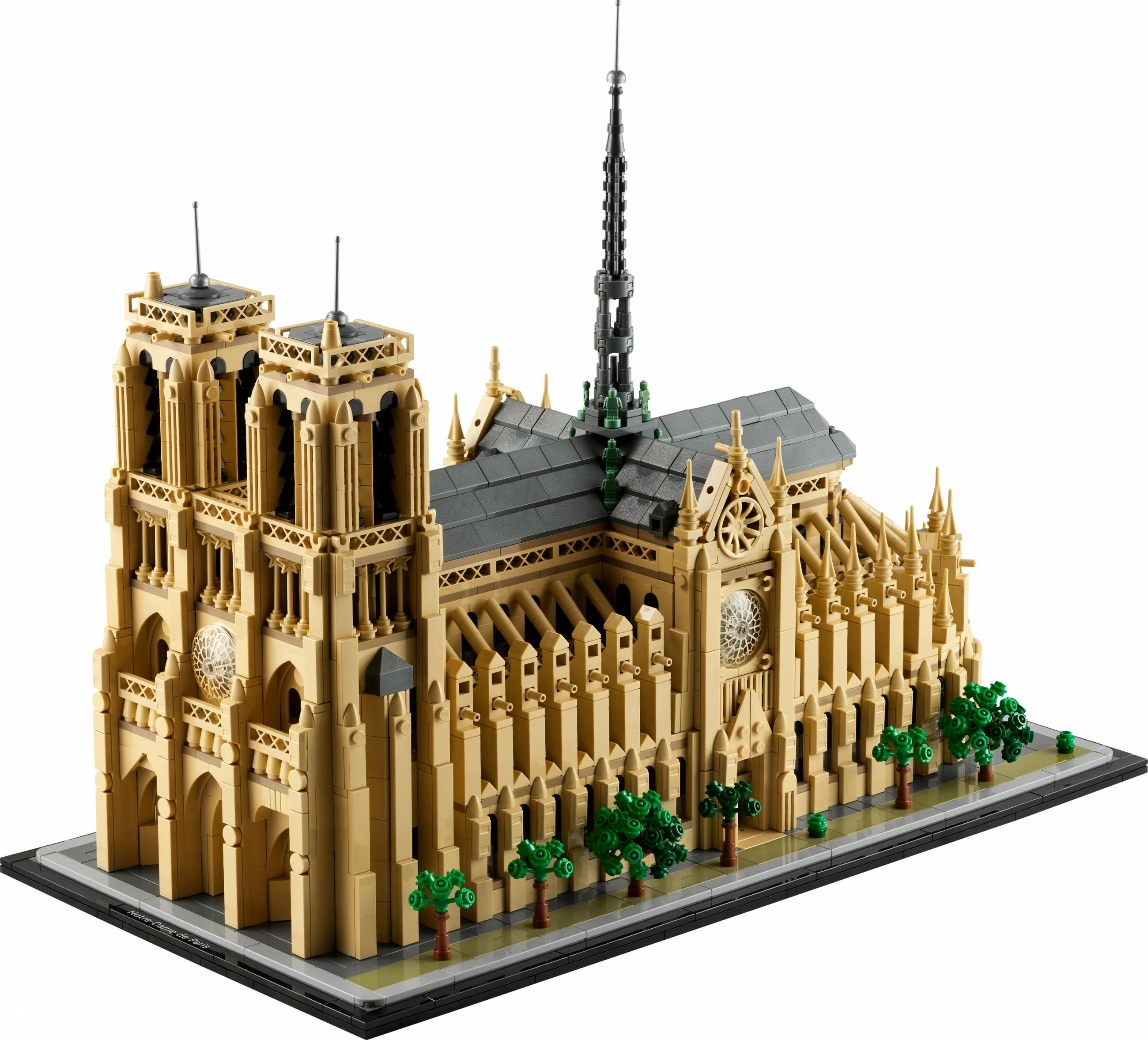 Model Notre-Dame de Paris, LEGO Architecture, 4383 kosov, plastika, večbarven