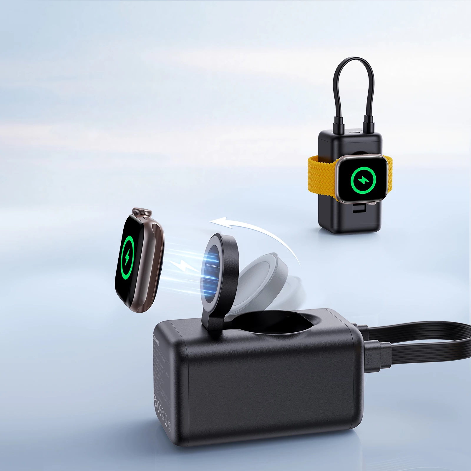 Polnilna baterija za smartwatch Joyroom JR-W13, 5000 mAh, črna