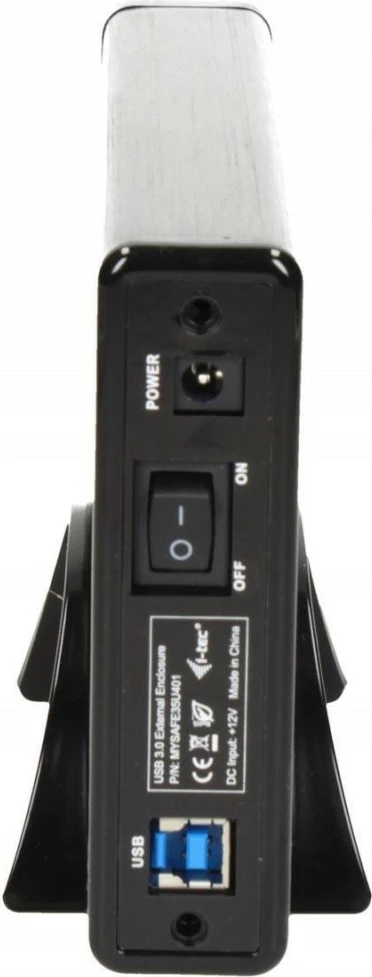 Računalniško ohišje za zunanje HDD/SSD 3,5", USB 3.0, aluminij, črno, i-tec MYSAFE35U401