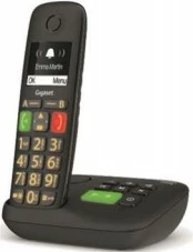 Brezžični telefon Gigaset S30852-H2921-B101, analogni/DECT, z zvočnikom, črn