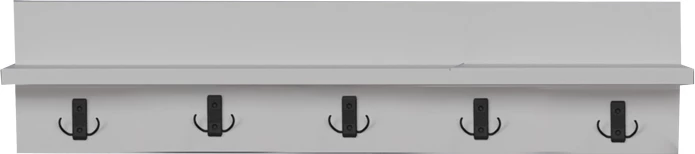 Stenski regal, melaminski bel Esform, 80x11x18 cm