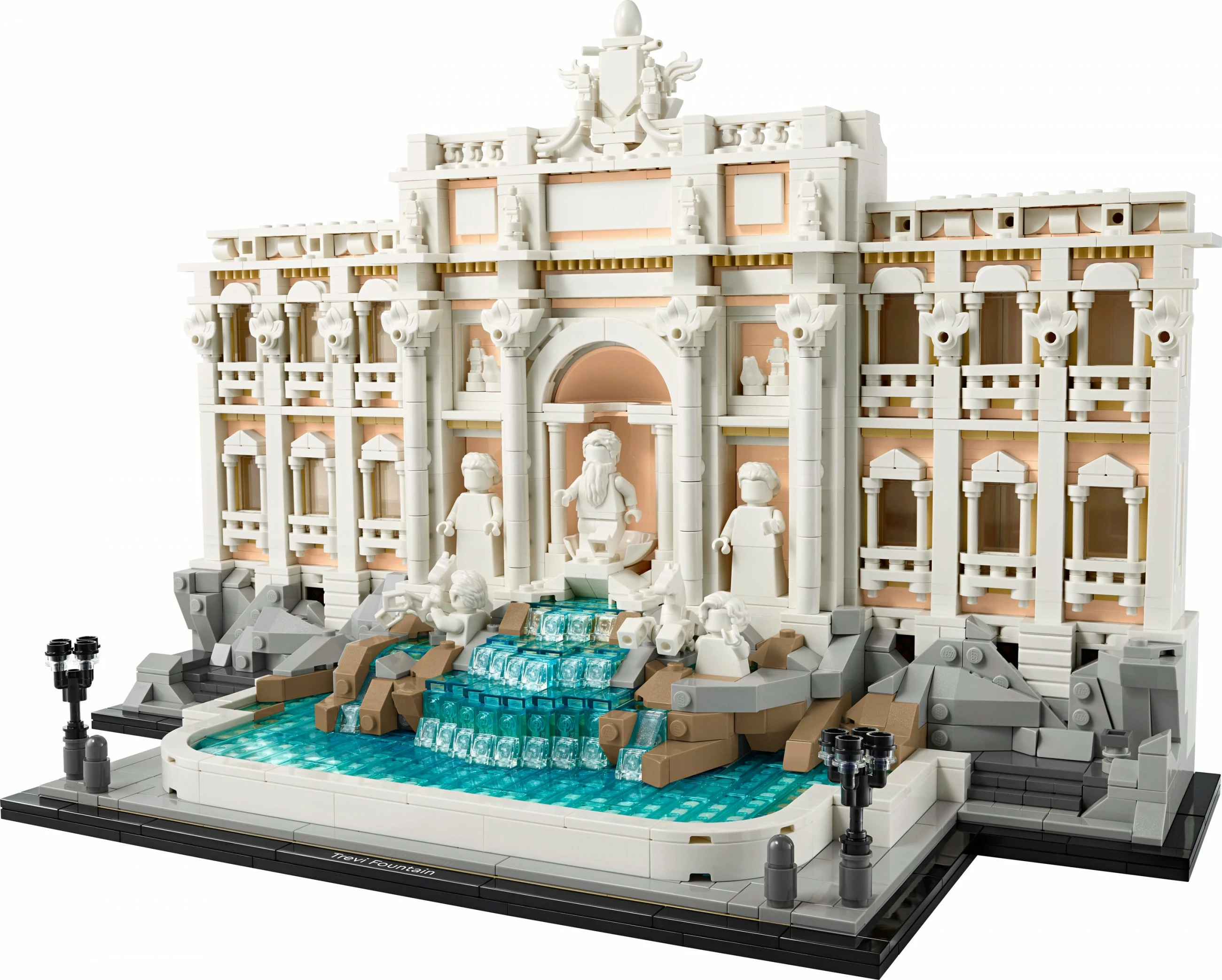Model Fontana di Trevi, LEGO Architecture, 1880 delov, plastika, večbarven