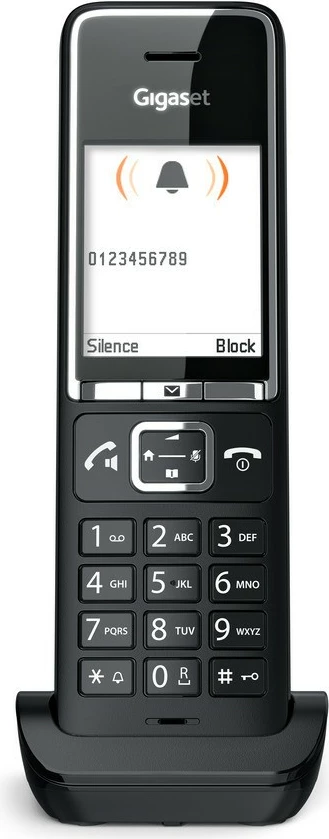 Brezžični telefon Gigaset Comfort 550HX, črn, dodatni slušalec s polnilcem