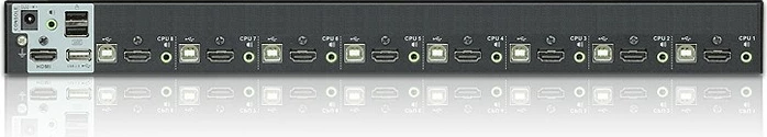 KVM stikalo, 8 vrat, HDMI, USB, ATEN CS1798, črno