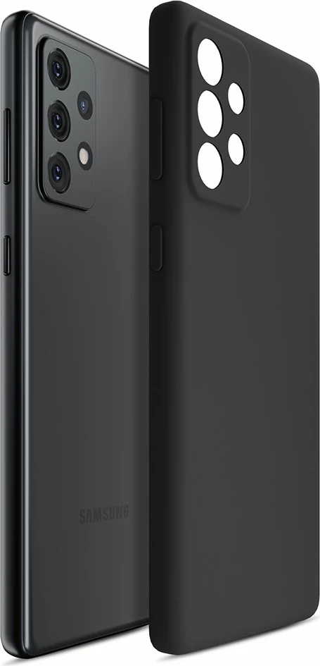 Silikonska zaščita za Samsung Galaxy A53 5G 3mk, črna