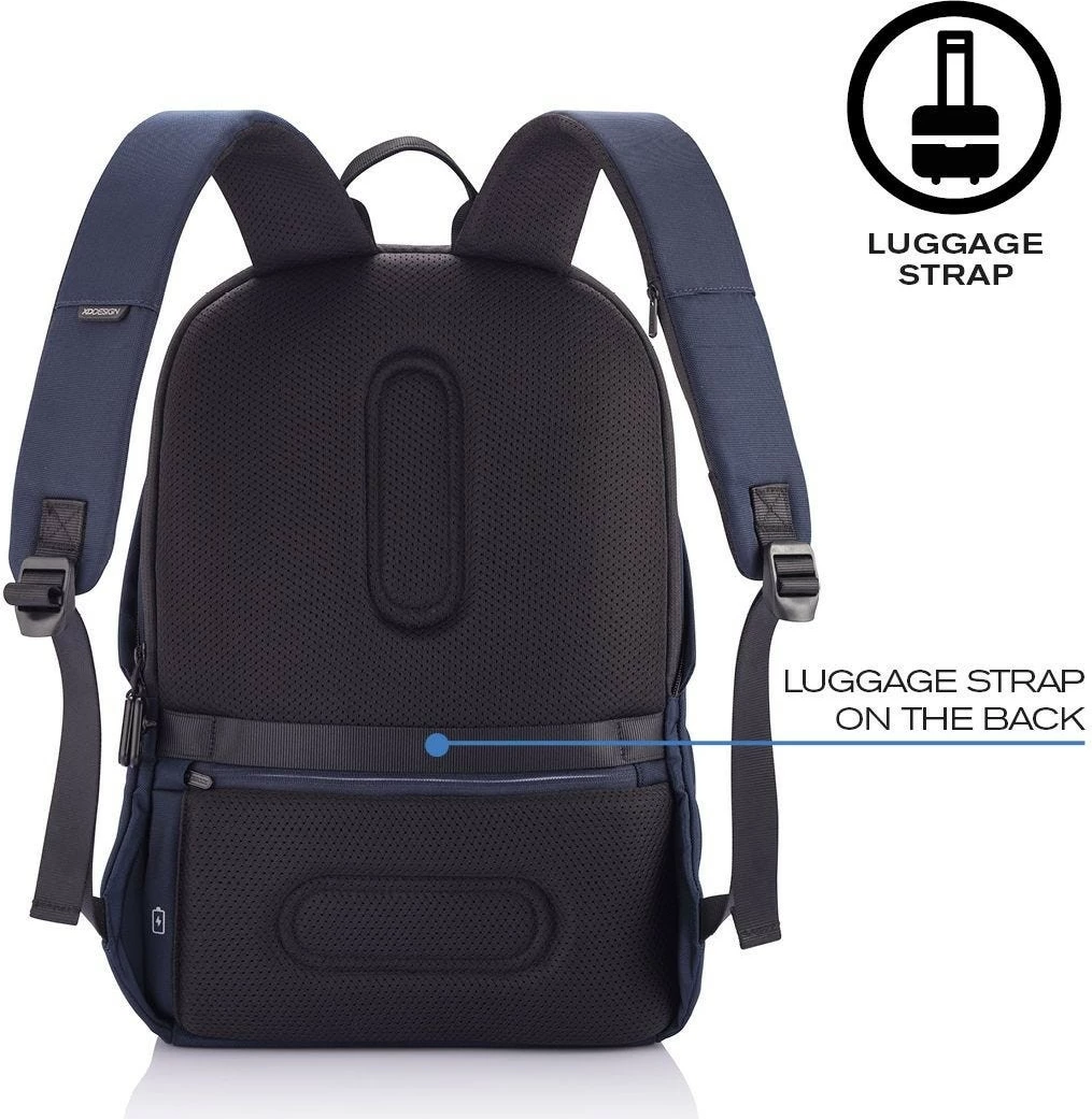 Prostorna nahrbtnik za prenosnik 15,6", XD DESIGN BOBBY SOFT, 13–16 L, temno moder