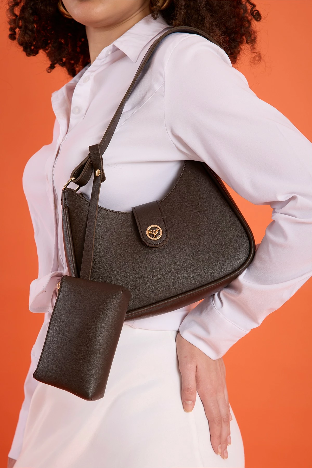 Torba za roko Larissa, Zoozie Bags, rjava