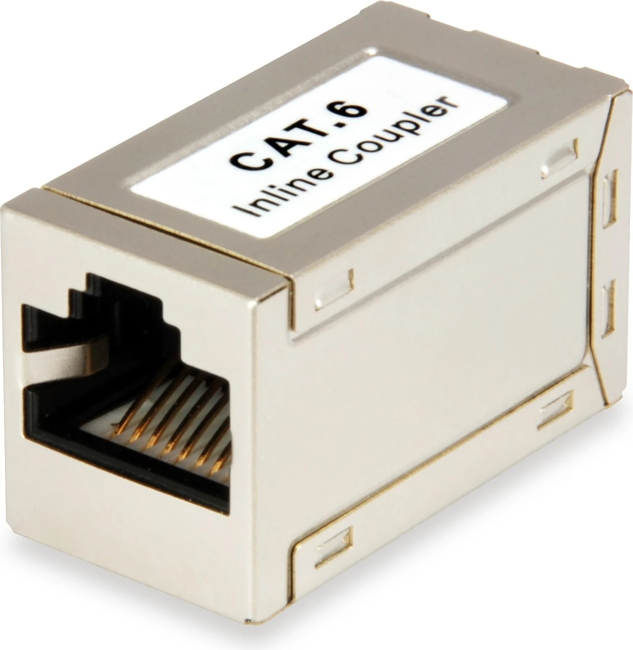 Zaščiten spojnik za omrežje Cat.6 Equip, RJ-45 na RJ-45, srebrne barve