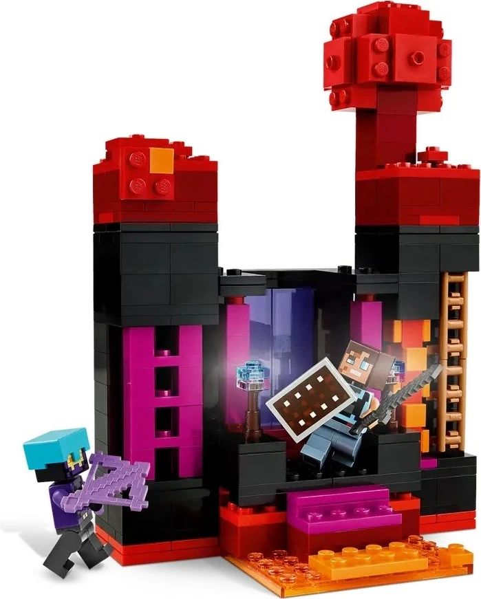Kula Enderman LEGO Minecraft 21279, 2 minifigi, za otroke 9+