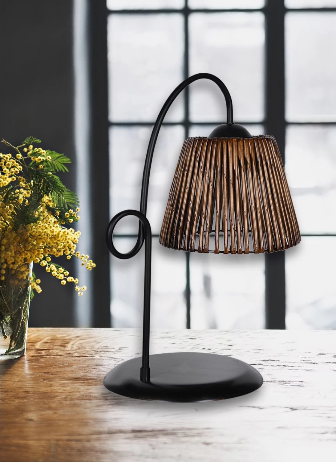 Kovinska namizna svetilka FH7490 12x42 cm