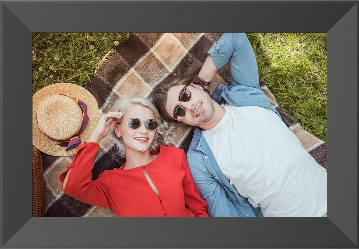 Digitalni okvir Kodak CF102P, Wi‑Fi, 32 GB, zaslon na dotik, črn