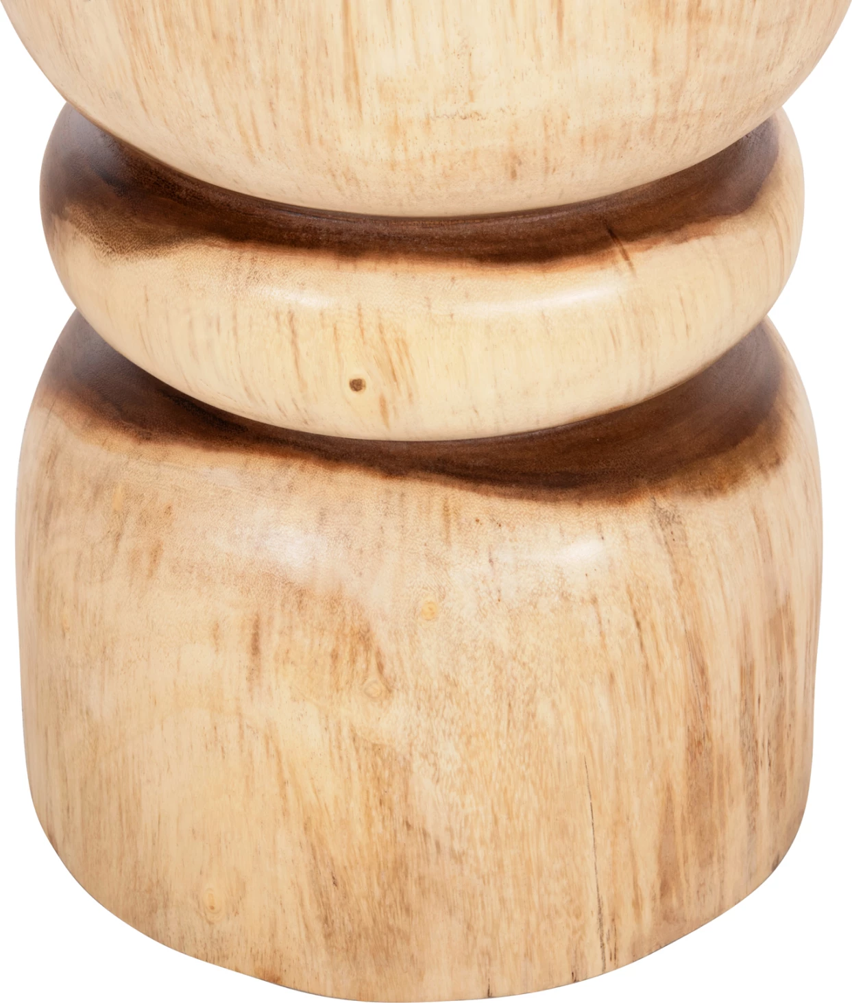 Okrogli stol BELLO FH9900 iz masivnega suar lesa v naravni barvi Φ29x45H cm