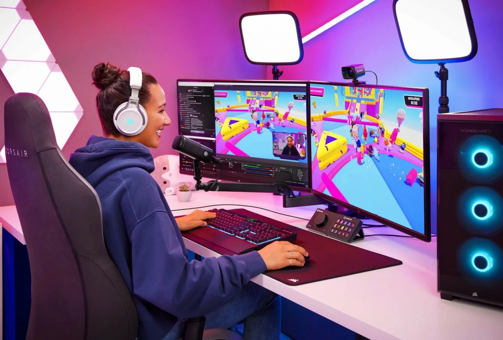 Dinamični mikrofon ELGATO Wave DX, XLR, črn