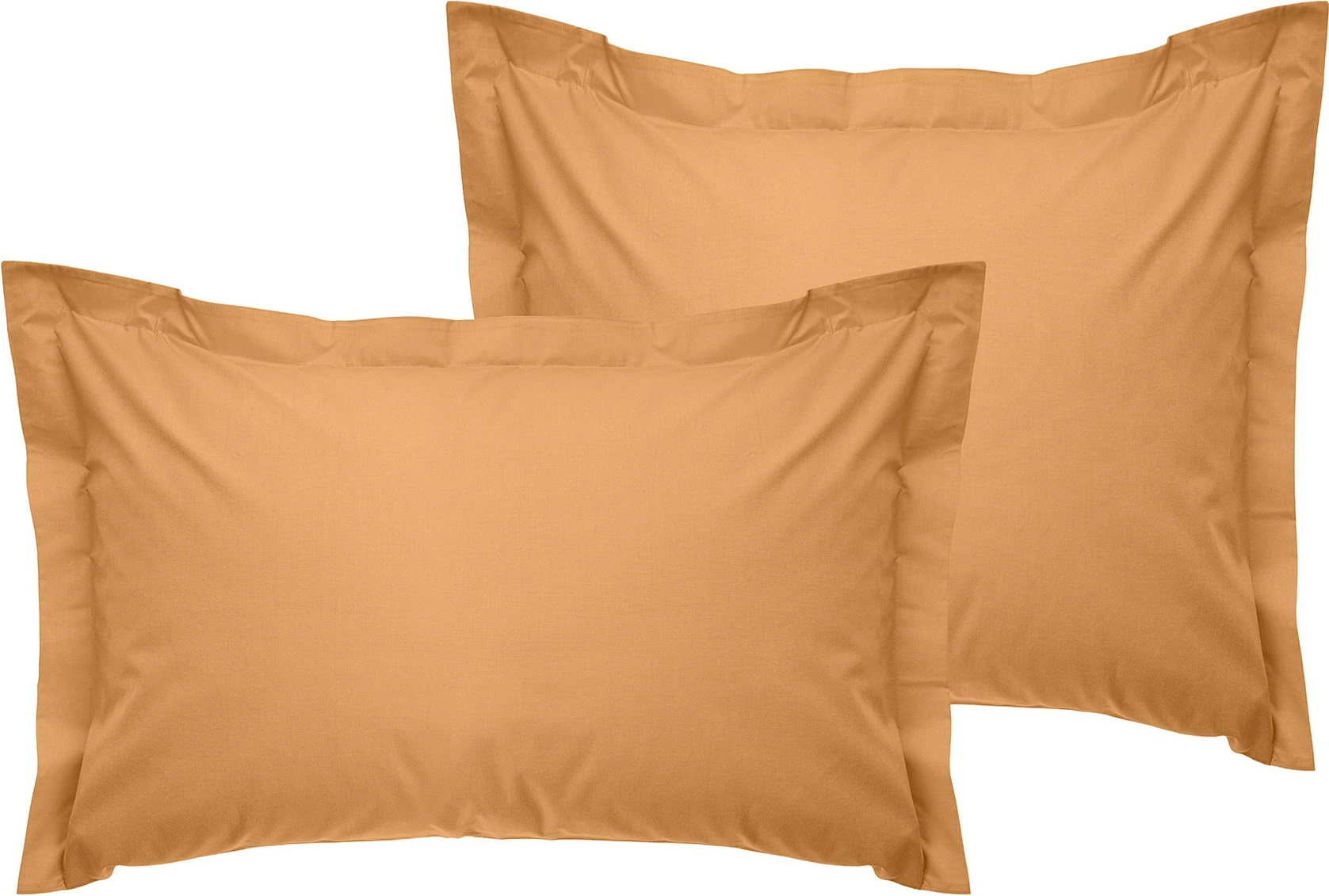 Prevleke za blazine Oxford, komplet (2 kosa) L'Essentiel Linge de Maison, oranžna, 50 x 70+5 cm