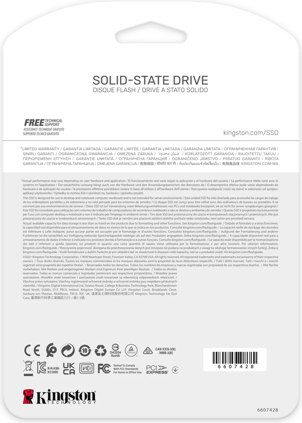 Visokozmogljiv SSD KC3000, 2,05 TB, M.2, 7000 MB/s - Kingston