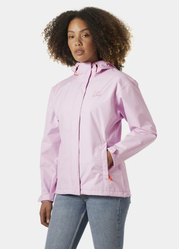 Vodoodporna jakna W Seven, Helly Hansen, ženska, rožnata