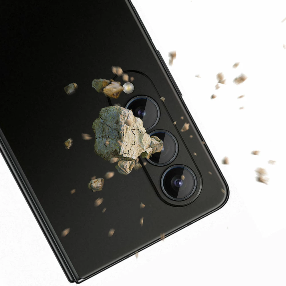 Stekleni zaščitnik kamere 3mk Lens Protection Pro, Samsung Galaxy Z Fold 4, črn