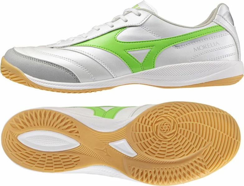 Superge za futsal Mizuno Morelia Sala Pro IN, bele