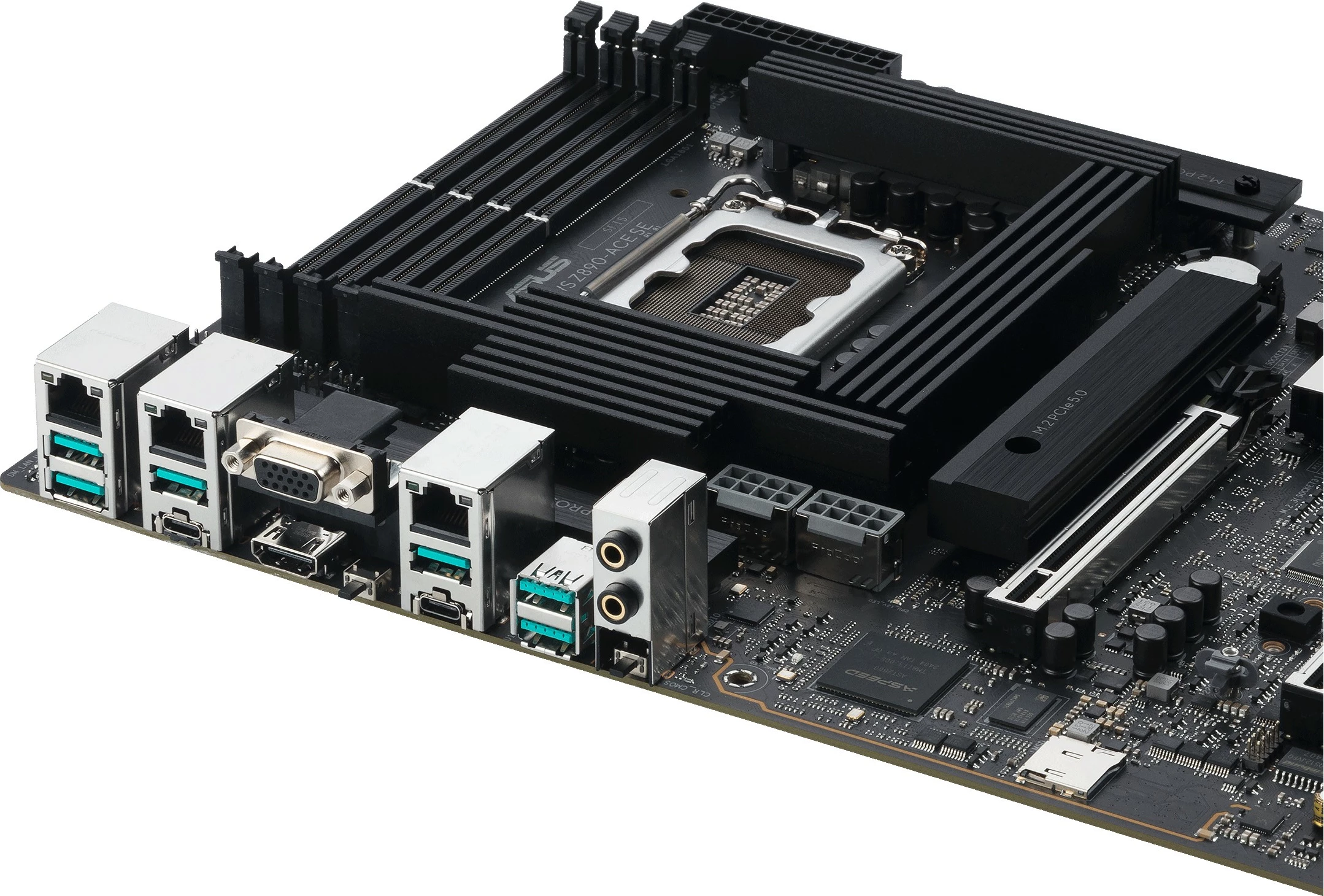 Plošča za delovno postajo ASUS Pro WS Z890-ACE SE, LGA 1851, DDR5 256GB, PCIe 5.0, Thunderbolt 4