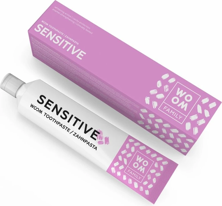 Zobna pasta za občutljive zobe Woom Family Sensitive 75 ml