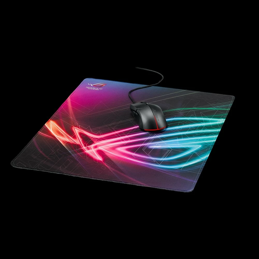 Gaming podloga za miško ASUS ROG Strix Edge, večbarvna, 450x400 mm, guma, protizdrsna