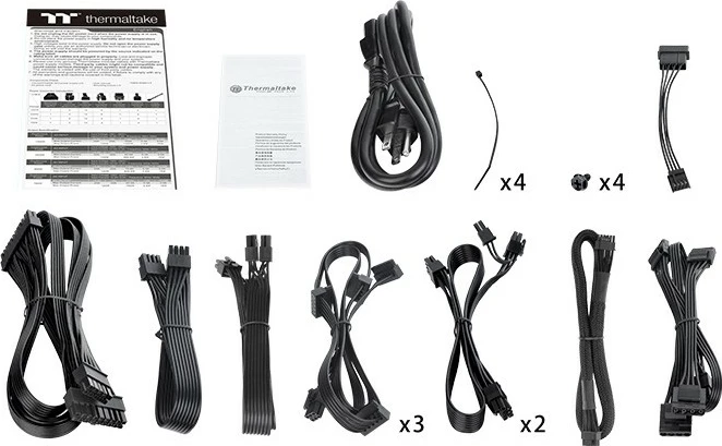 Močnan modularen napajalnik 1000W, 80 PLUS Gold, črn Thermaltake Toughpower GF3