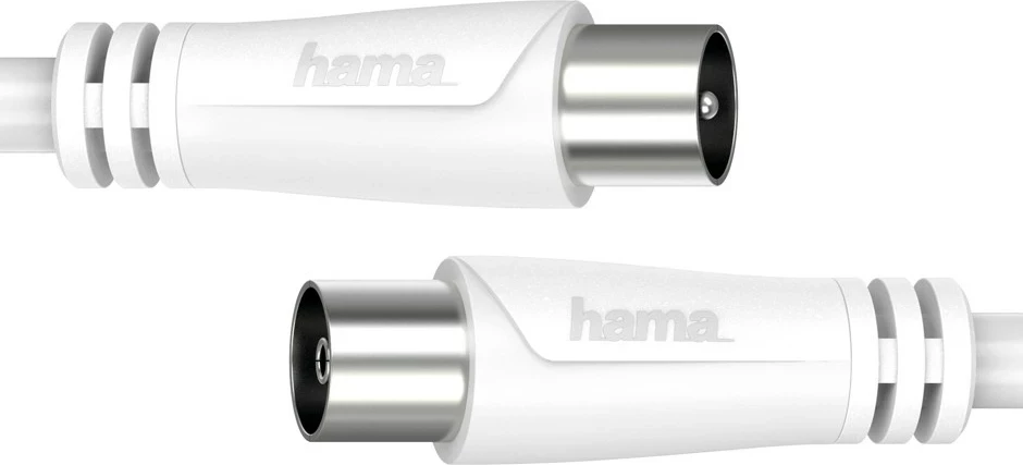 Antenski kabel 90 dB Hama, 3 m, bel