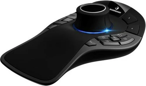 3D miška SpaceMouse Pro 3Dconnexion, USB, 15 gumbov, črno-siva