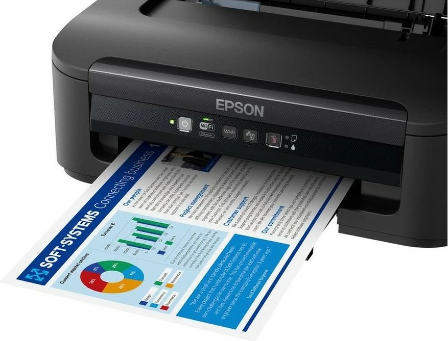 Inkjet tiskalnik Epson WorkForce WF-2110W, Wi‑Fi, Ethernet, črn