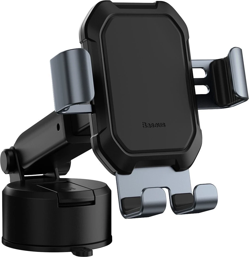 Avtomobilski nosilec z vakuumsko pritrdilno ploščo Baseus Tank, črn