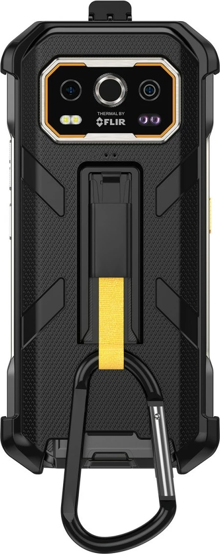 Univerzalen ovitek za Ulefone Armor 27/27 Pro/27T/27T Pro UF-C-A27, črn, z vrvico in karabinjerjem