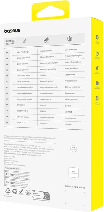 Magnetni ovitek za pametni telefon Baseus CyberLoop serija, za iPhone 15 Pro Max, črn