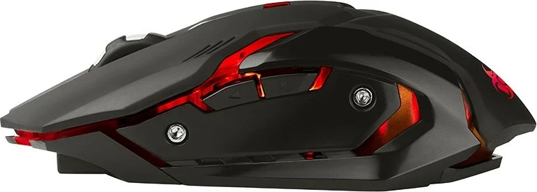 Slikovito RGB brezžično igričarsko miško Tracer GameZone ROCKY RF NANO, črna