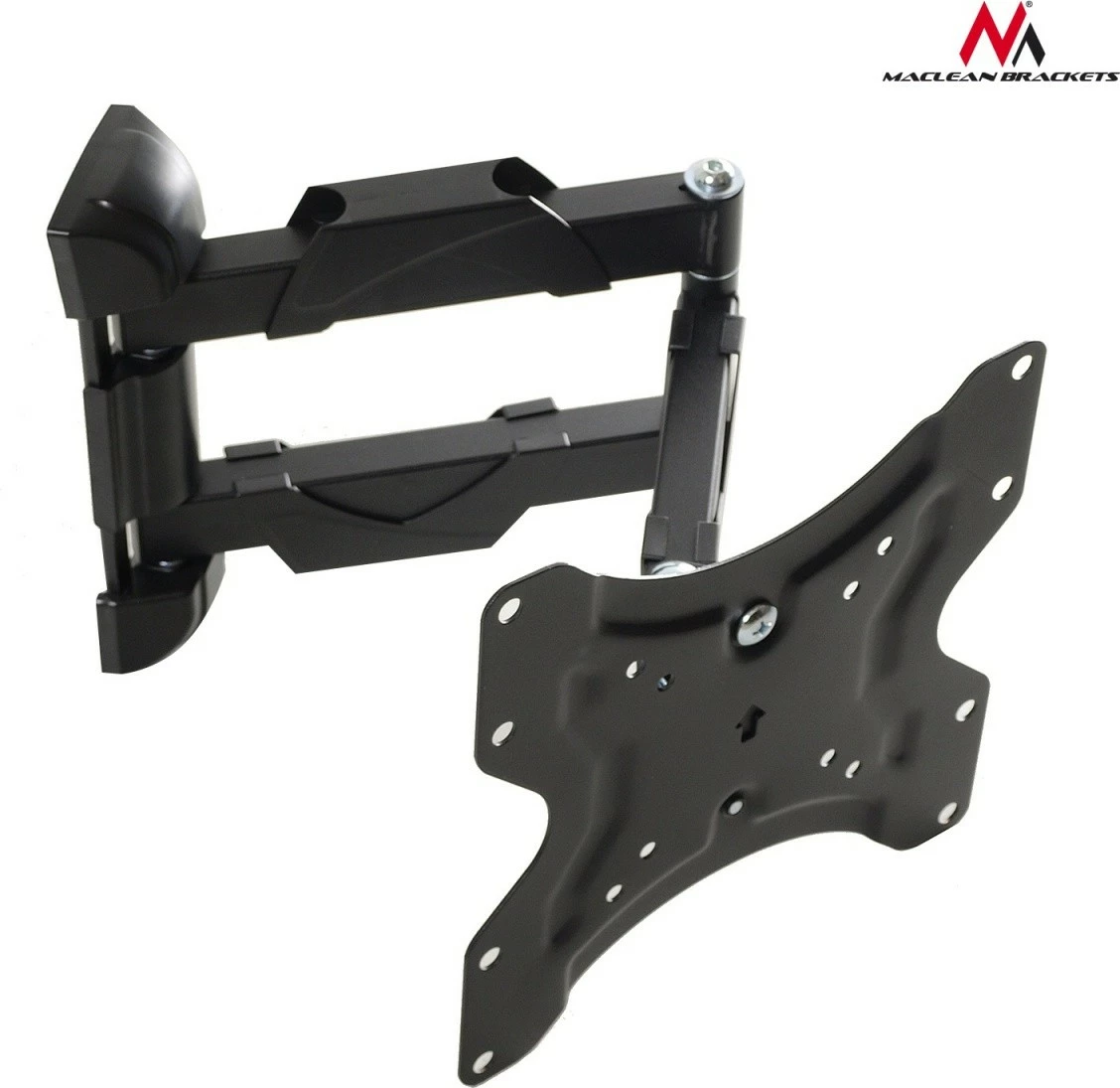 Stenski nosilec za TV ali monitor 13–55 palcev, 25 kg, črn, Maclean MC-742