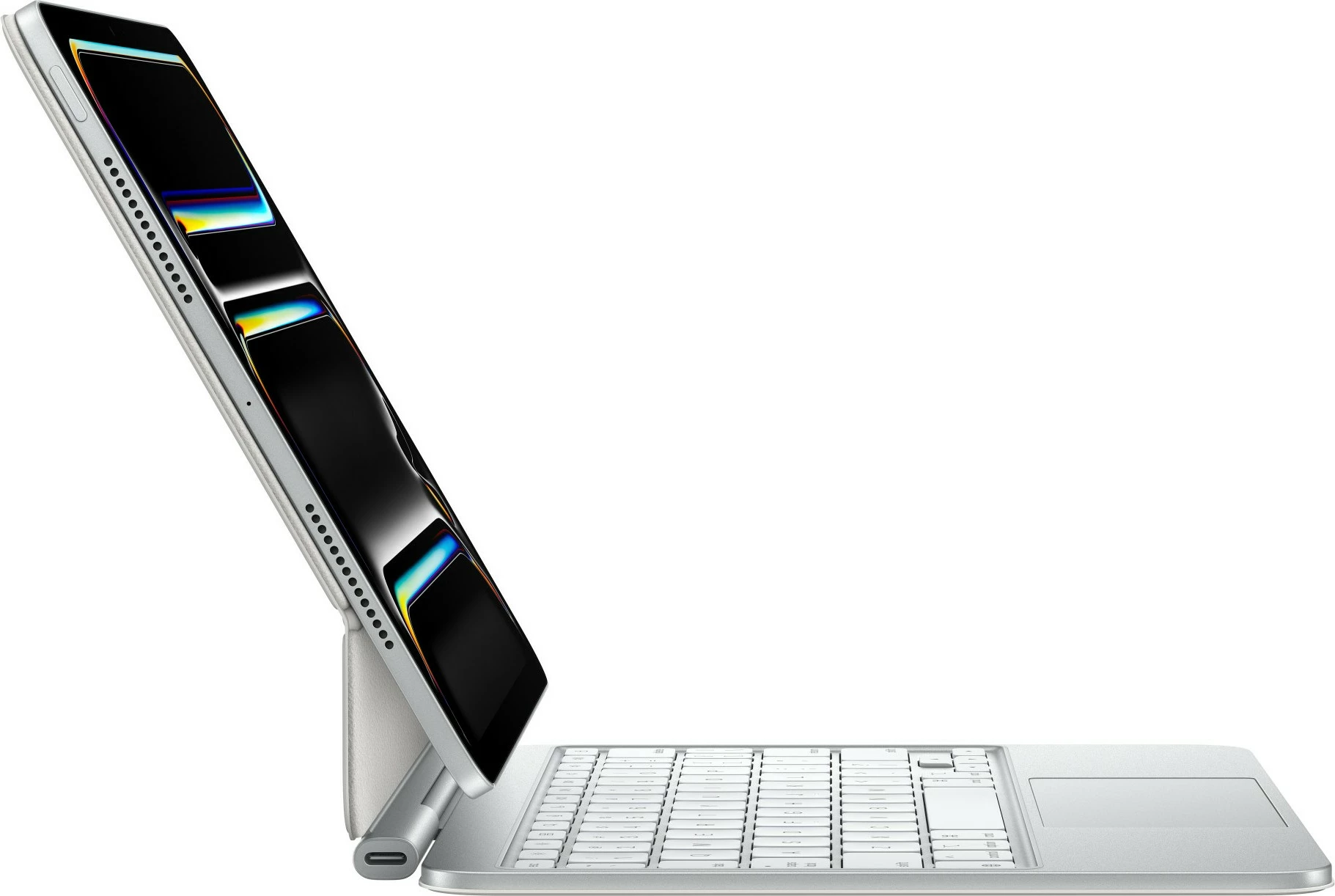 Magic Keyboard z vgrajenim sledilnim ploščkom za iPad Pro 11-inch, QWERTY US English, škarjasta tipka, 1 mm, bela