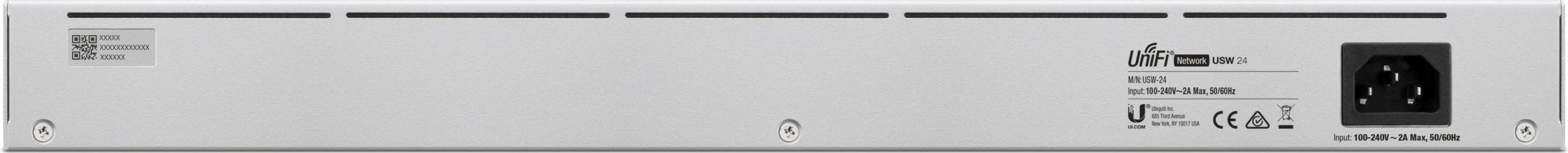 Preklopnik, Ubiquiti UniFi USW-24, upravljan, L2, Gigabit Ethernet, za vgradnjo v rack