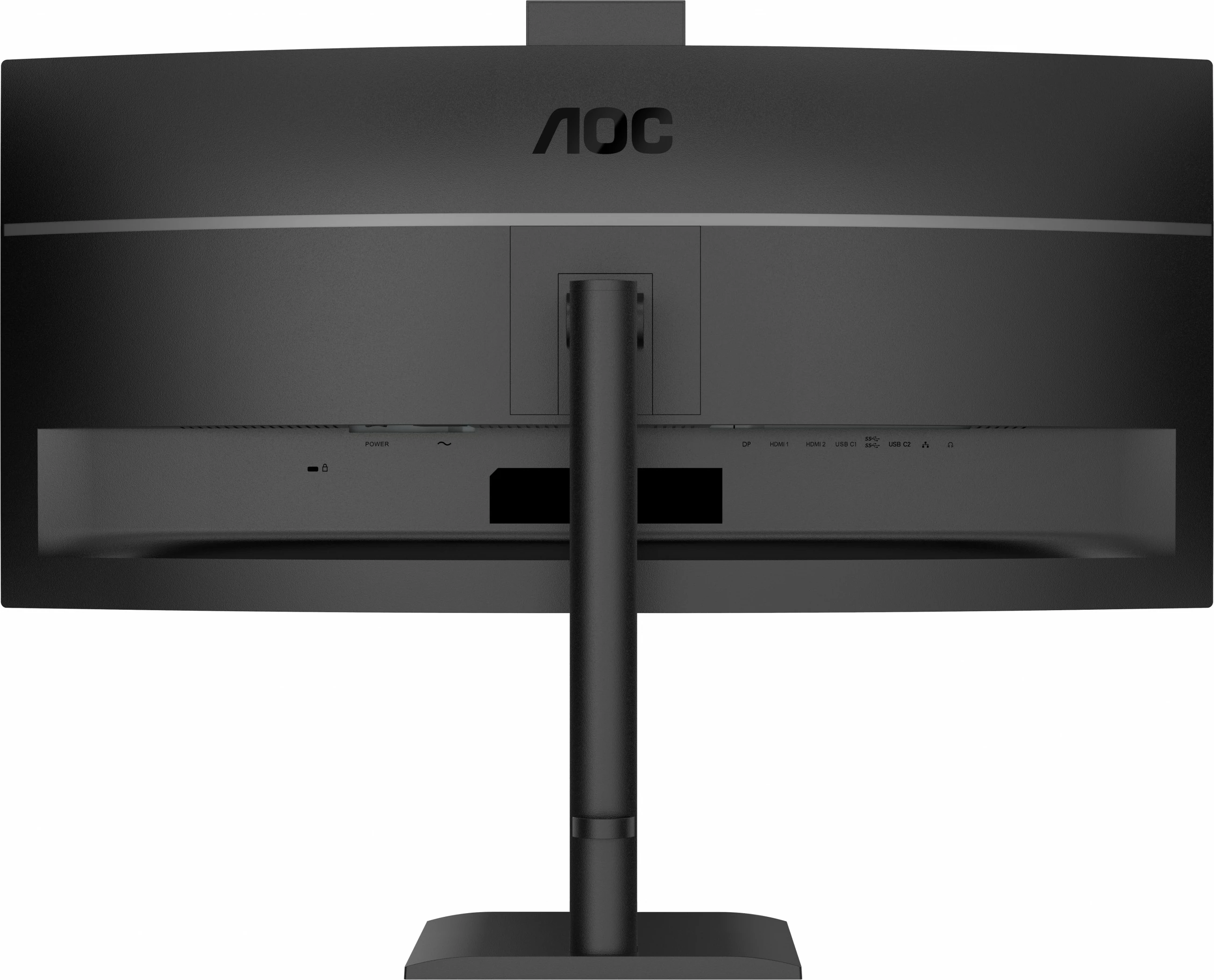 34-palčni ukrivljen WQHD monitor AOC CU34E4CV, 120 Hz, USB-C, črn