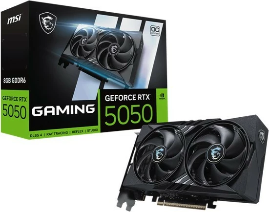 Grafična kartica MSI GeForce RTX 5050 GAMING OC 8GB GDDR6, 128-bit, PCIe 5.0, 3xDP/HDMI