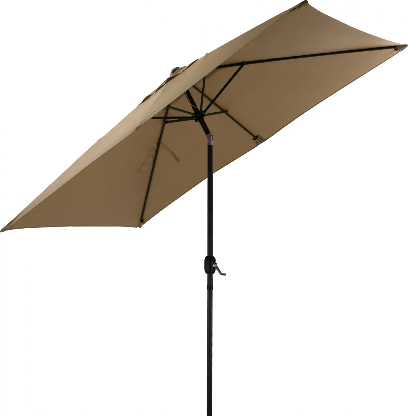 Aluminijasti dežnik FH6029.02 pravokoten taupe 262x170x253 cm