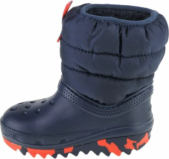Topli otroški škornji Classic Neo Puff Crocs, 207683-410, temno modri